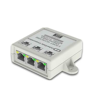 CYBERDATA 3-Port GGigabit Ethernet Switch 11236